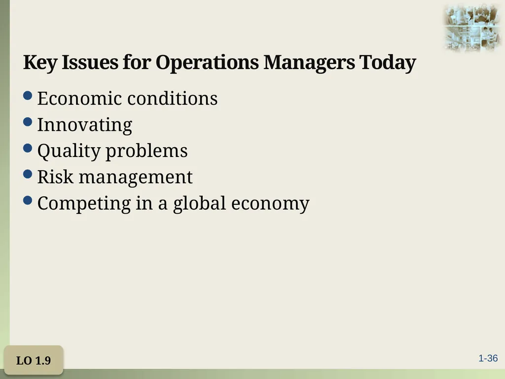Introduction to Operations Management Chapter 1 - slide 36 of 40