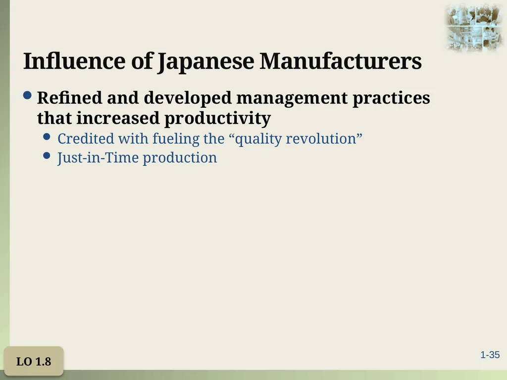 Introduction to Operations Management Chapter 1 - slide 35 of 40