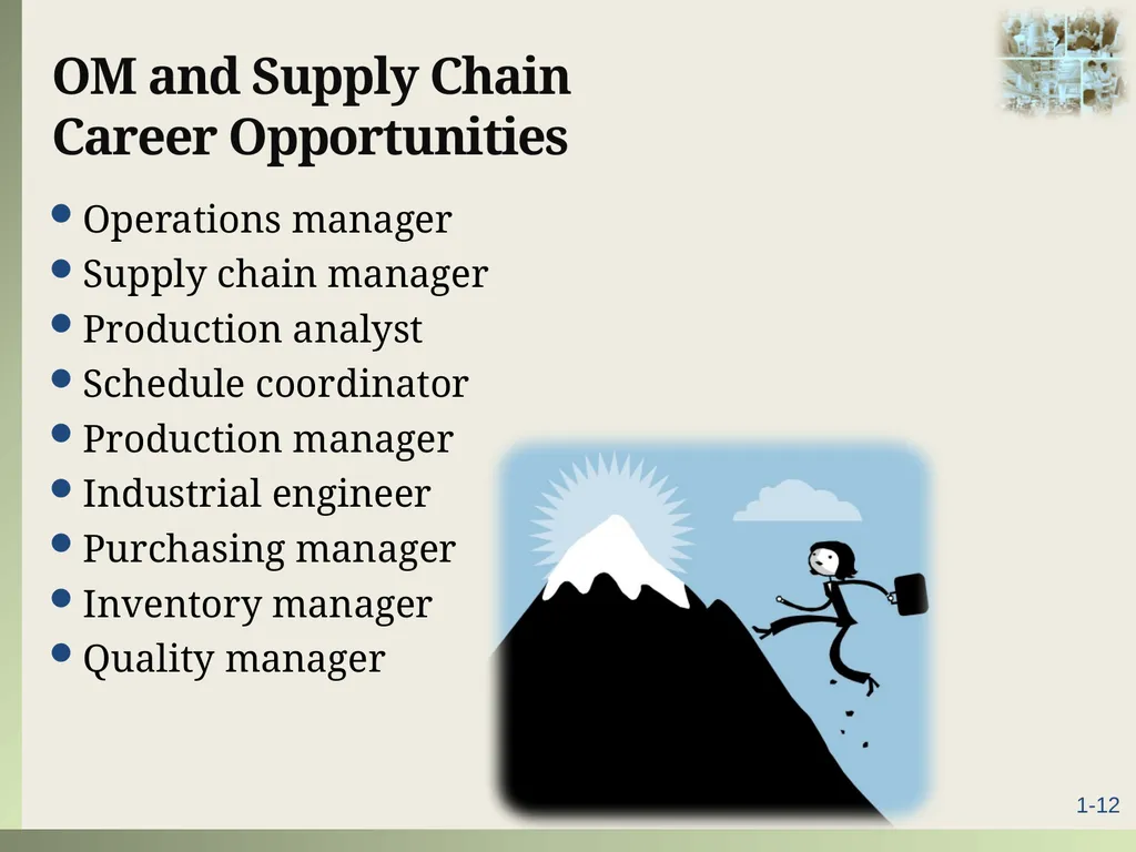 Introduction to Operations Management Chapter 1 - slide 12 of 40