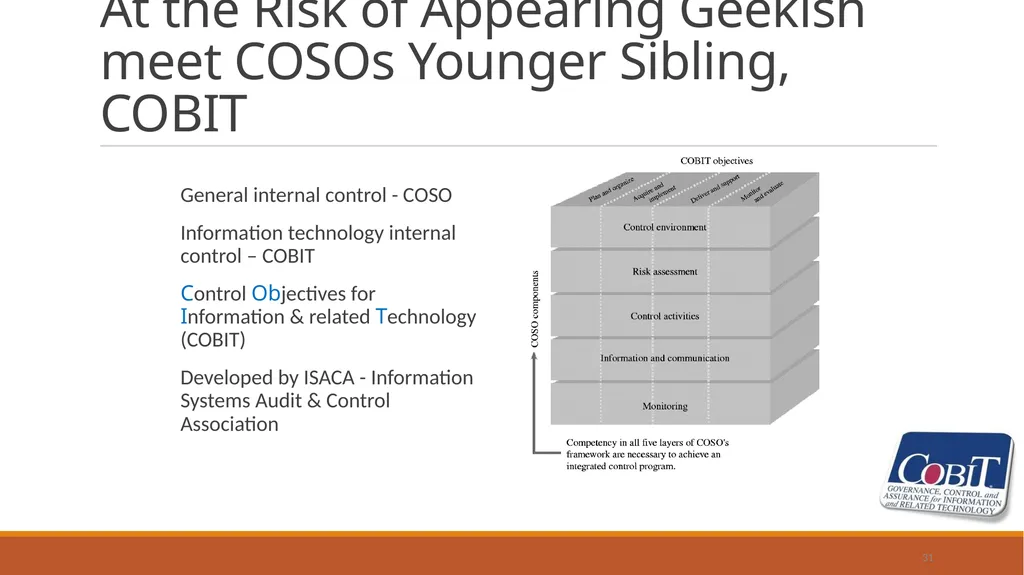 Developing Effective Controls for the 21st Century - slide 31 of 36