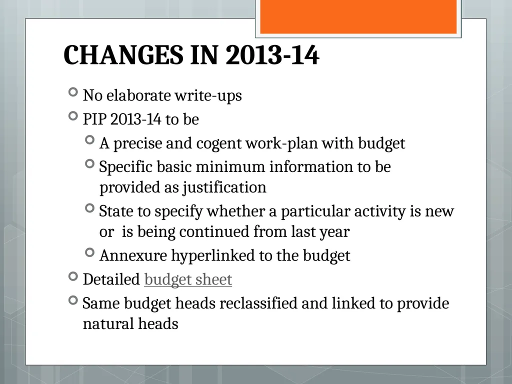 An Over View of PIP Guidelines 2013-14 MoHFW - slide 3 of 29