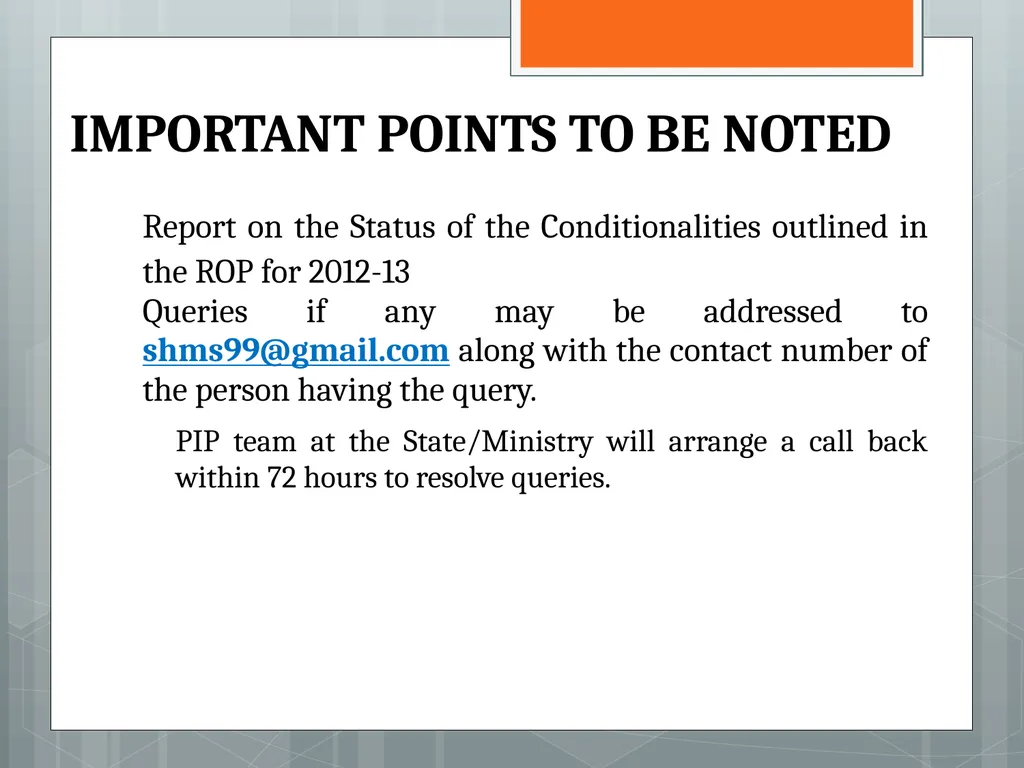 An Over View of PIP Guidelines 2013-14 MoHFW - slide 9 of 29