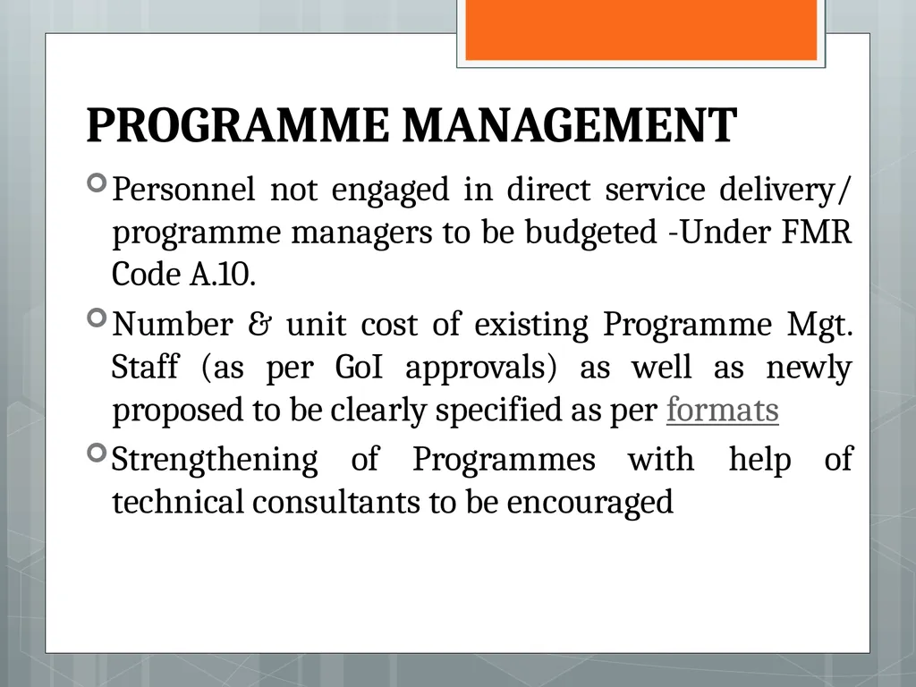 An Over View of PIP Guidelines 2013-14 MoHFW - slide 18 of 29