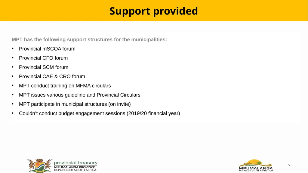 MFMA Compliance- Lekwa Local Municipality - slide 9 of 13