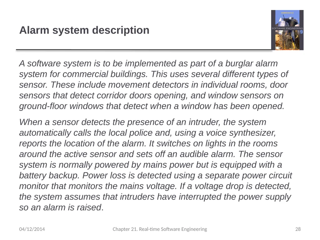 Chapter 21– Real-time Software Engineering - slide 28 of 59