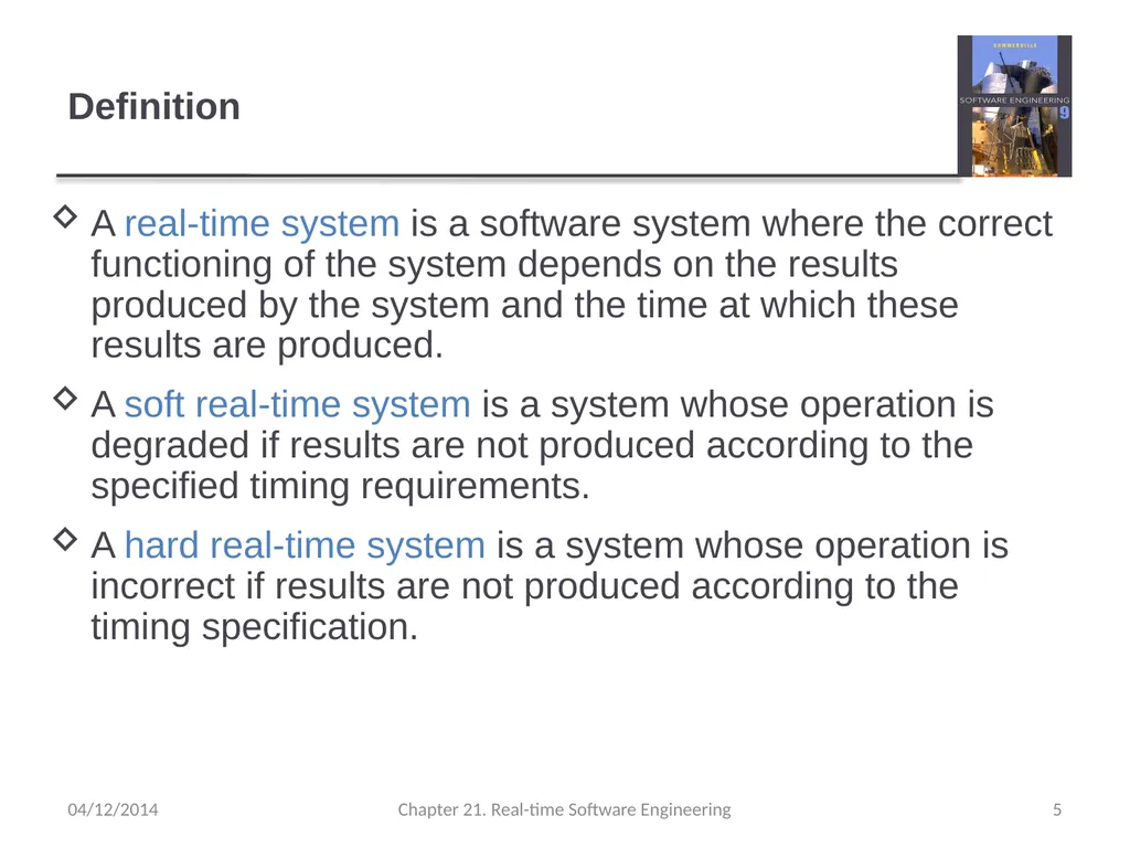 Chapter 21– Real-time Software Engineering - slide 5 of 59