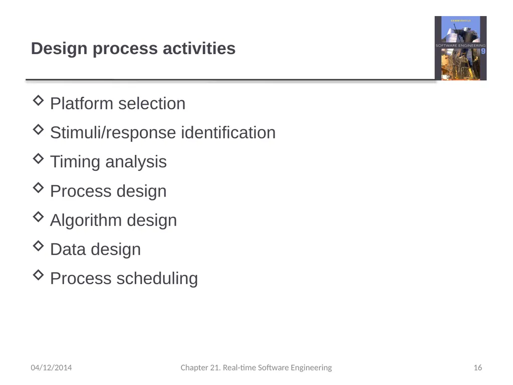 Chapter 21– Real-time Software Engineering - slide 16 of 59