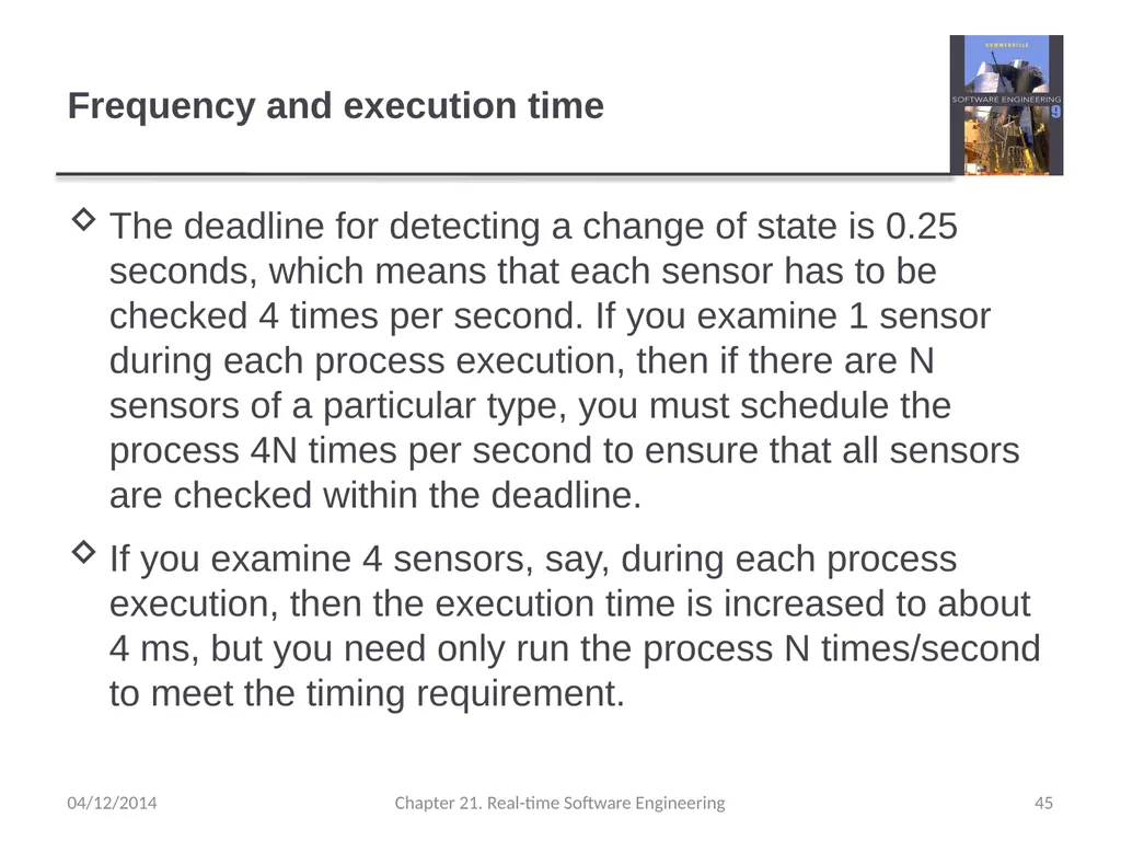 Chapter 21– Real-time Software Engineering - slide 45 of 59