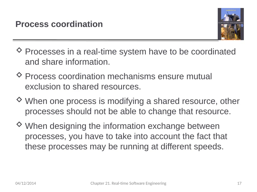 Chapter 21– Real-time Software Engineering - slide 17 of 59