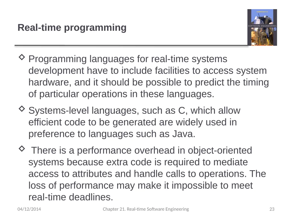 Chapter 21– Real-time Software Engineering - slide 23 of 59