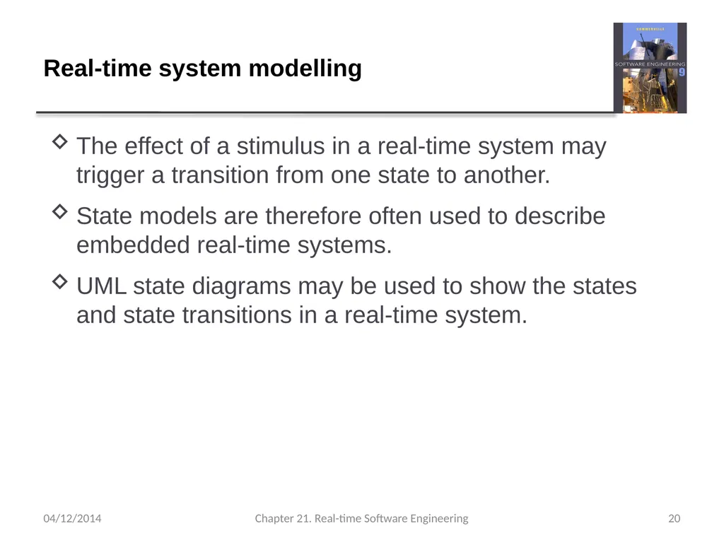 Chapter 21– Real-time Software Engineering - slide 20 of 59