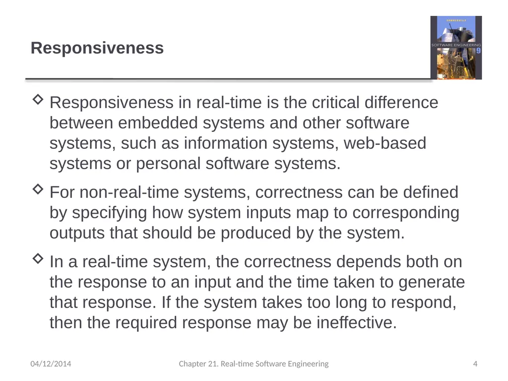 Chapter 21– Real-time Software Engineering - slide 4 of 59