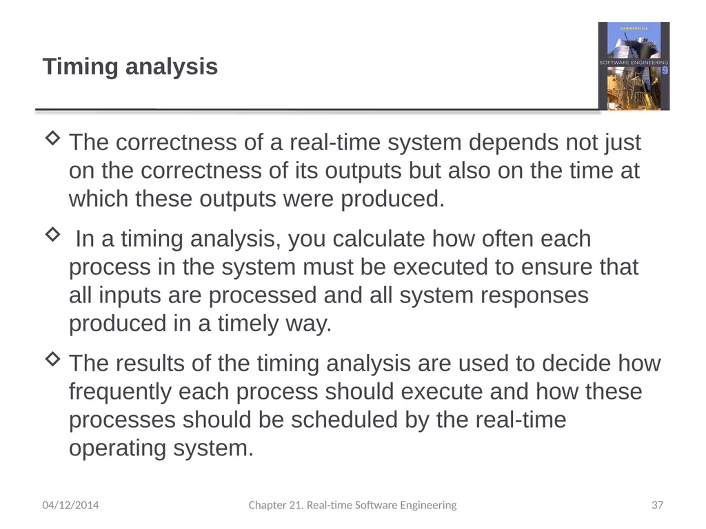 Chapter 21– Real-time Software Engineering - slide 37 of 59