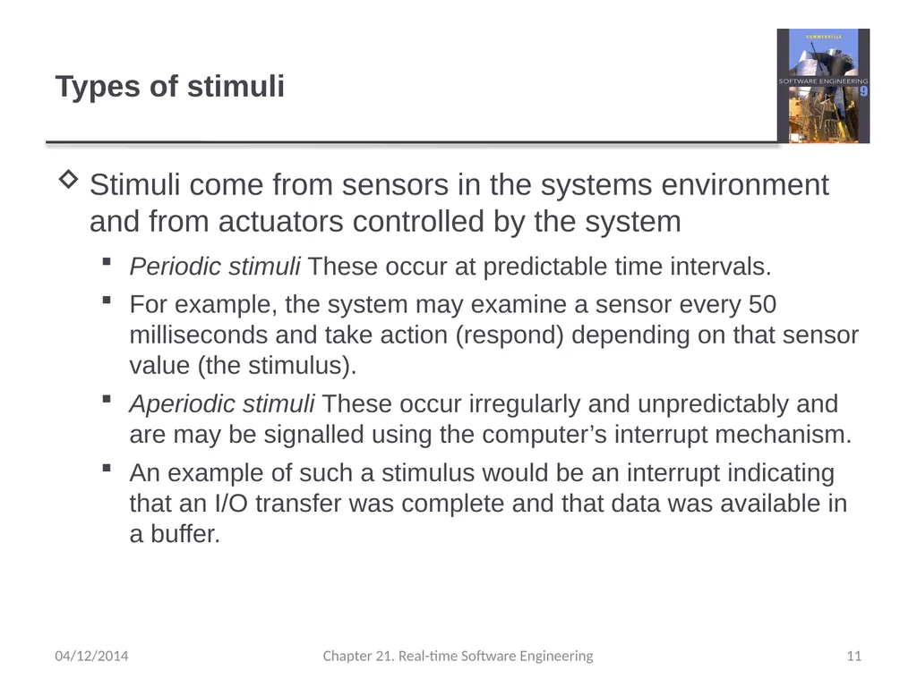 Chapter 21– Real-time Software Engineering - slide 11 of 59