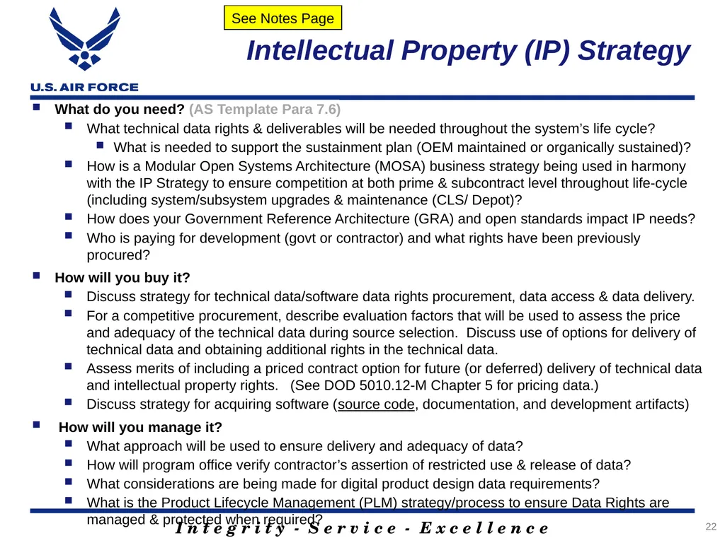 Rank, Name Office Symbol Date of Briefing Version - slide 22 of 49