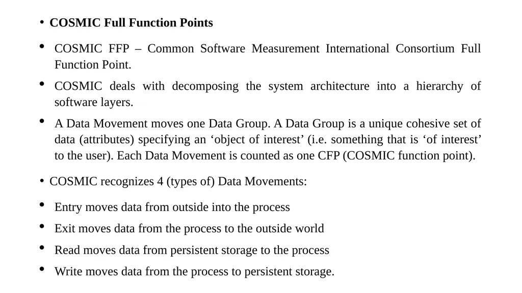PROJECT LIFE CYCLE AND EFFORT ESTIMATION Software - slide 65 of 72