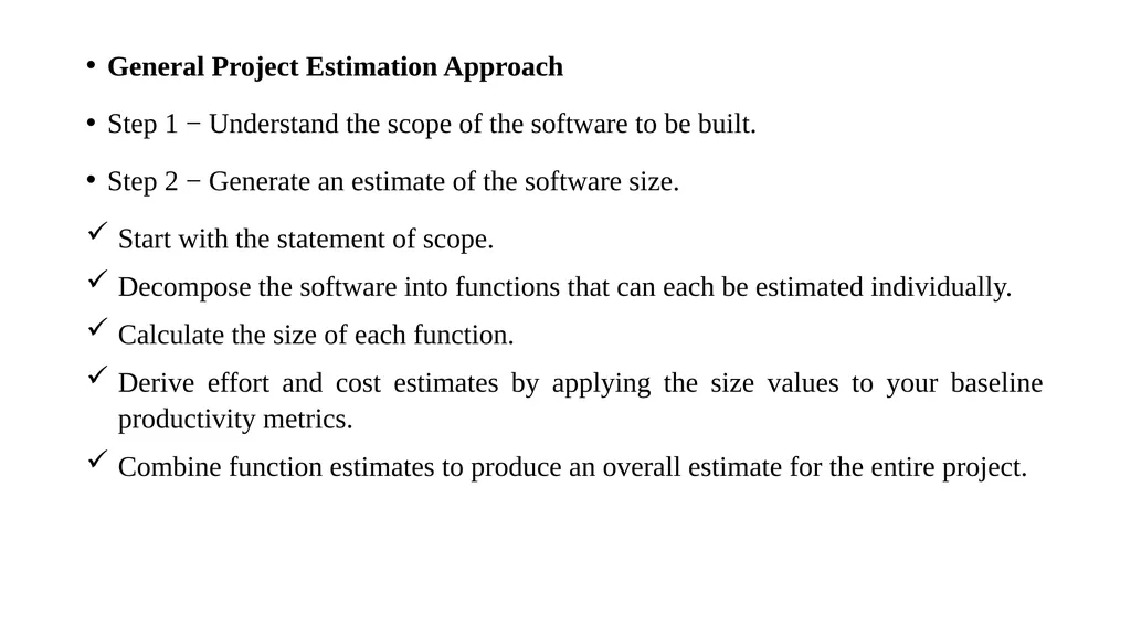 PROJECT LIFE CYCLE AND EFFORT ESTIMATION Software - slide 59 of 72