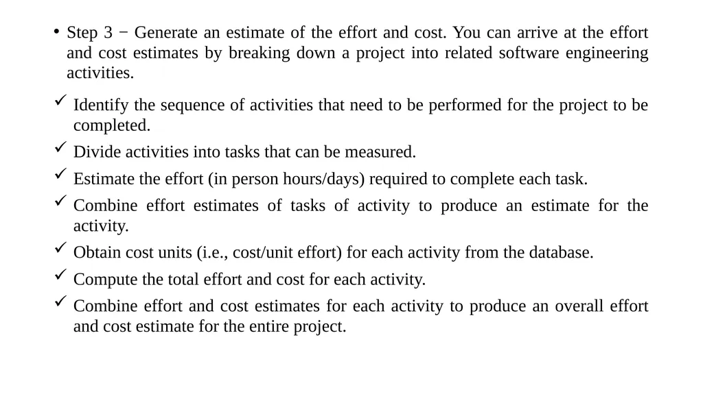PROJECT LIFE CYCLE AND EFFORT ESTIMATION Software - slide 60 of 72
