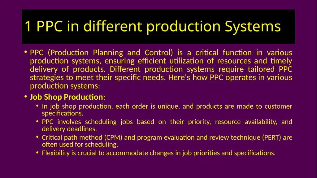 Operations Planning & Control The Most Important - slide 2 of 49