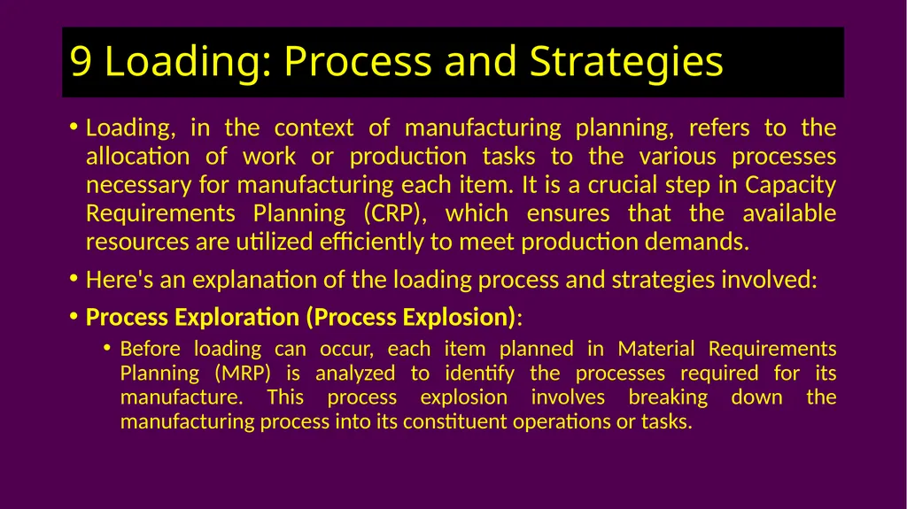 Operations Planning & Control The Most Important - slide 27 of 49