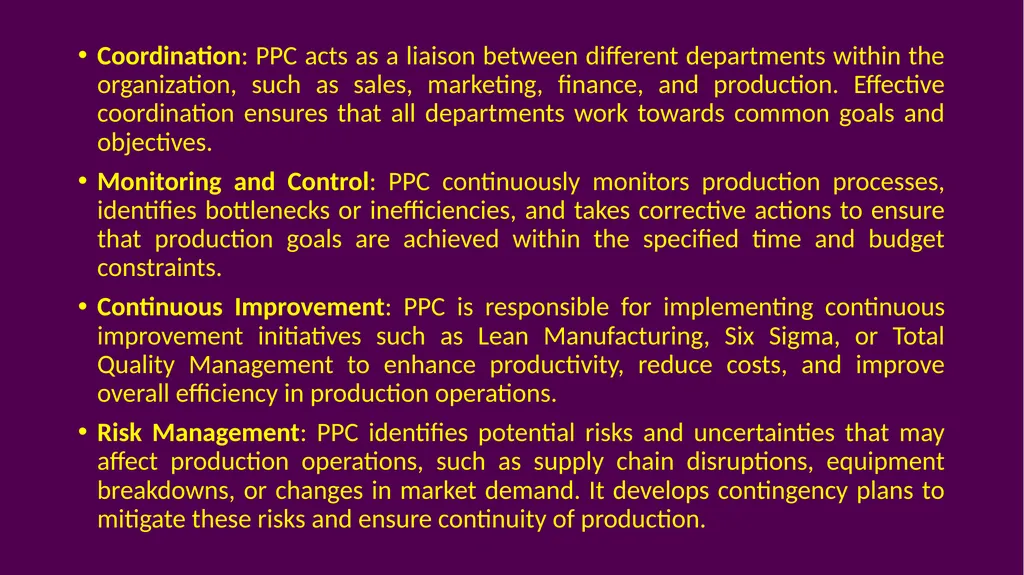 Operations Planning & Control The Most Important - slide 20 of 49