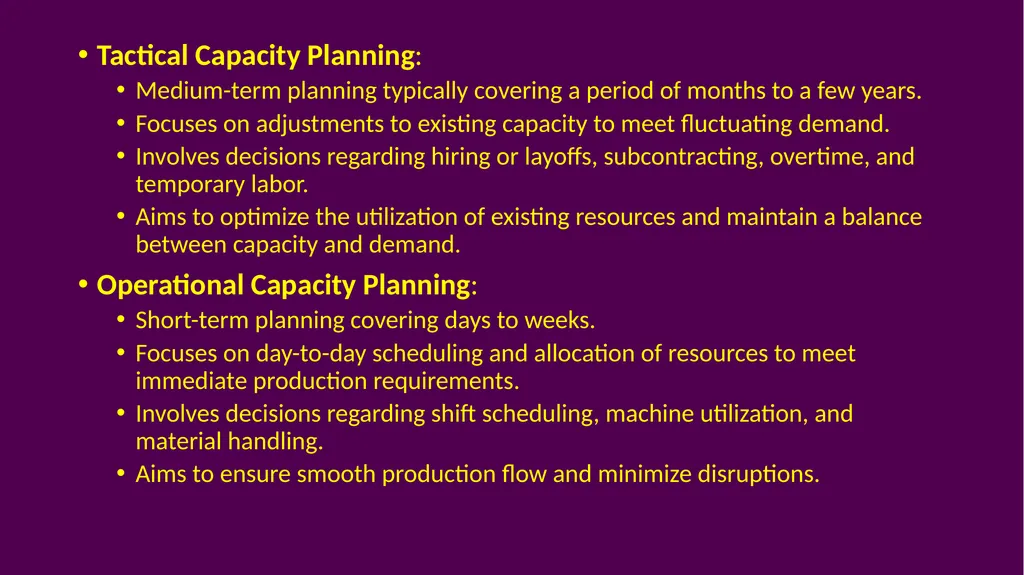 Operations Planning & Control The Most Important - slide 25 of 49