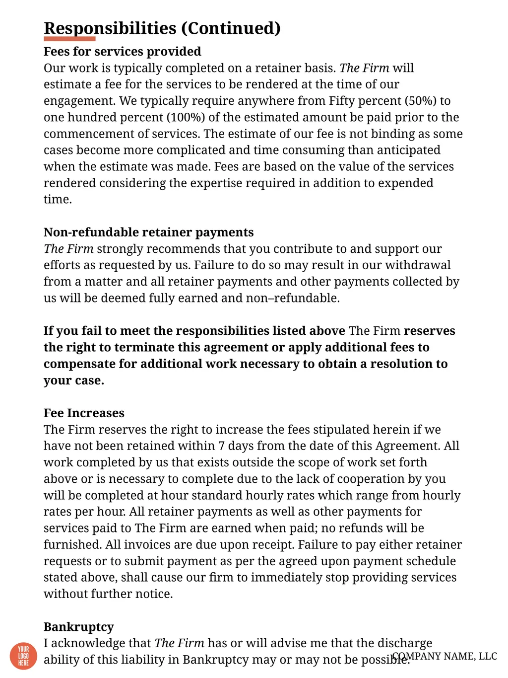 Tax Resolution Fixed Fee Agreement Engagement - slide 5 of 11