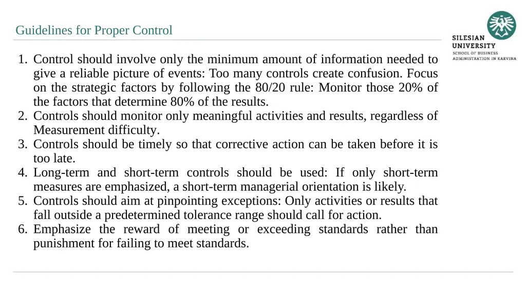Strategy Control Ing. Šárka Zapletalová, Ph.D. - slide 28 of 28