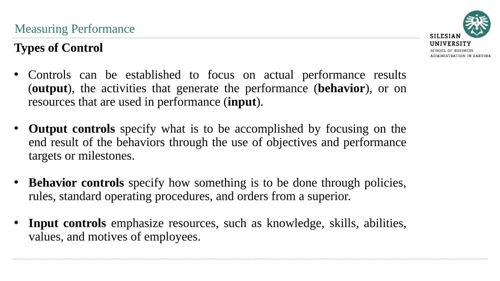 Strategy Control Ing. Šárka Zapletalová, Ph.D. - slide 14 of 28