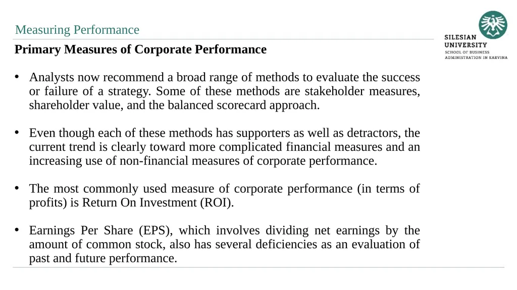 Strategy Control Ing. Šárka Zapletalová, Ph.D. - slide 17 of 28