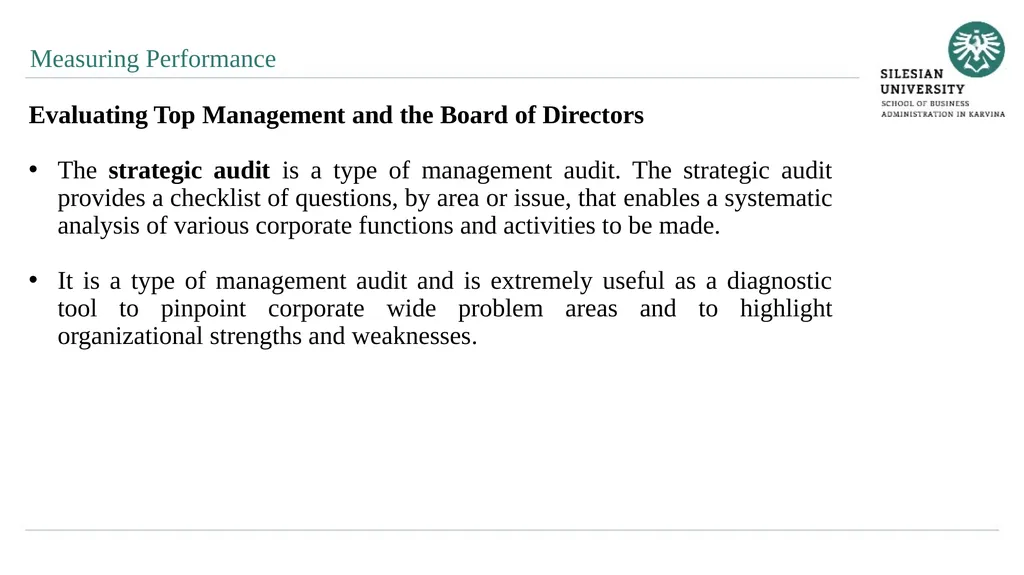 Strategy Control Ing. Šárka Zapletalová, Ph.D. - slide 24 of 28