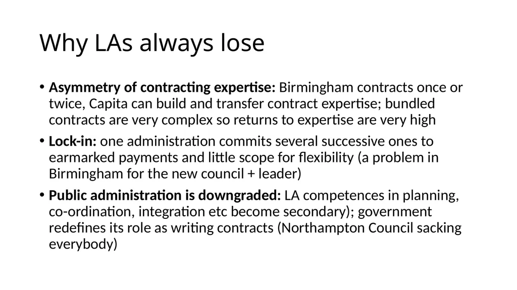 Outsourcing: looting the foundational economy - slide 12 of 19