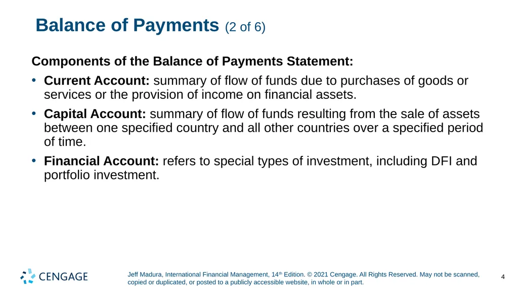 Chapter 2 International Flow of Funds Jeff Madura, - slide 4 of 48