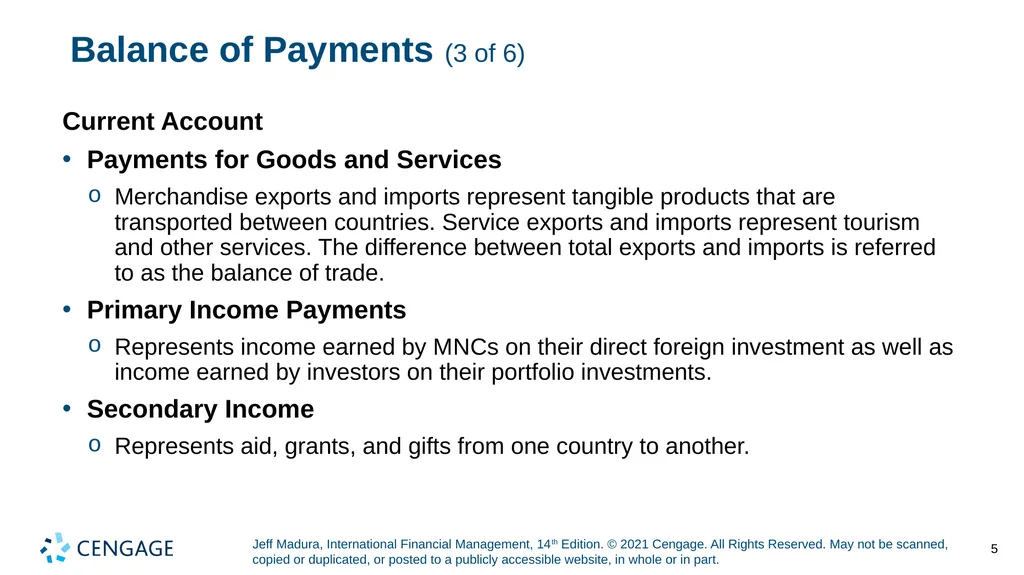Chapter 2 International Flow of Funds Jeff Madura, - slide 5 of 48