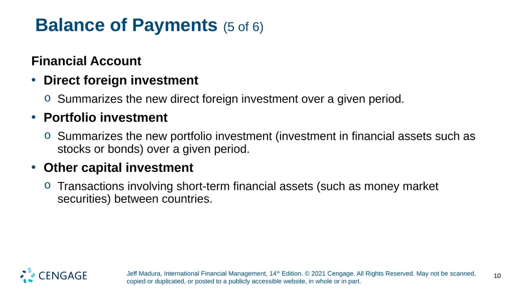 Chapter 2 International Flow of Funds Jeff Madura, - slide 10 of 48