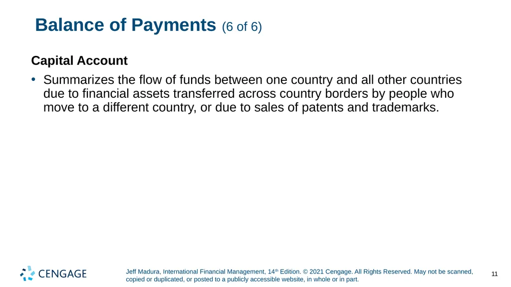 Chapter 2 International Flow of Funds Jeff Madura, - slide 11 of 48
