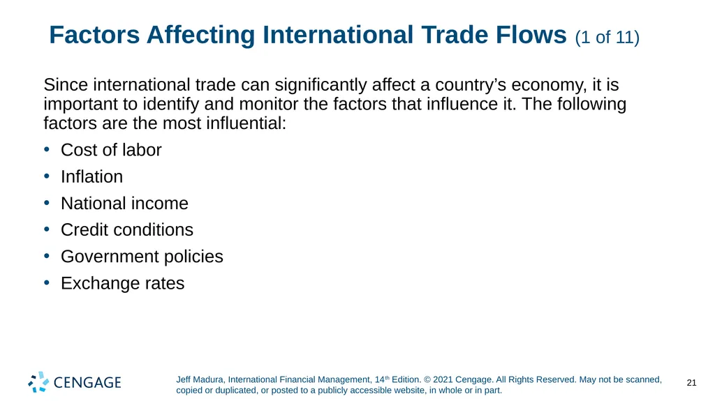 Chapter 2 International Flow of Funds Jeff Madura, - slide 21 of 48