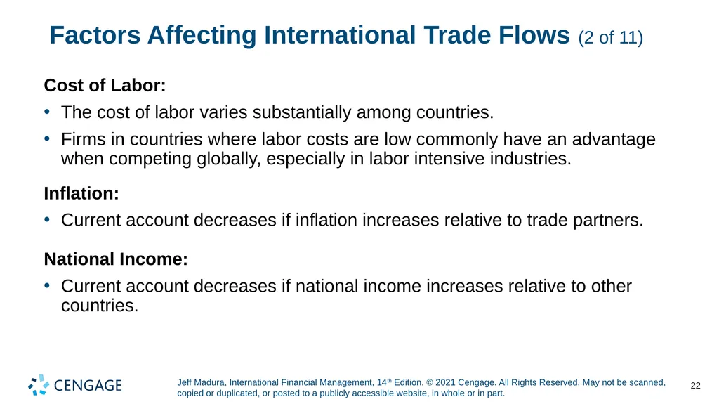 Chapter 2 International Flow of Funds Jeff Madura, - slide 22 of 48