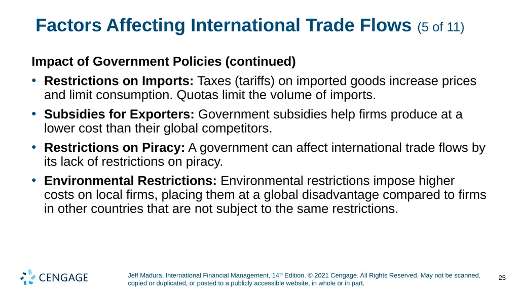 Chapter 2 International Flow of Funds Jeff Madura, - slide 25 of 48