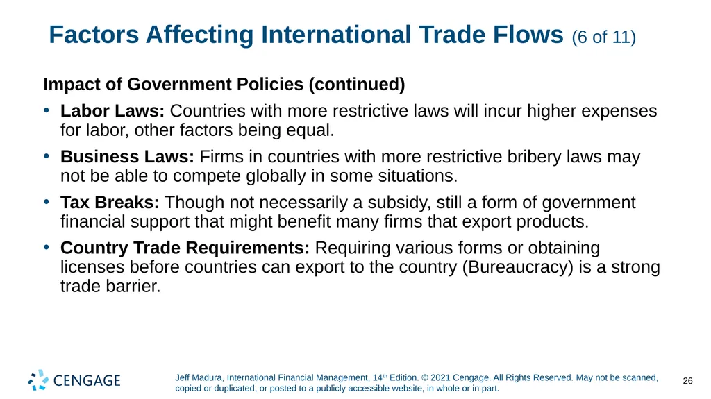 Chapter 2 International Flow of Funds Jeff Madura, - slide 26 of 48