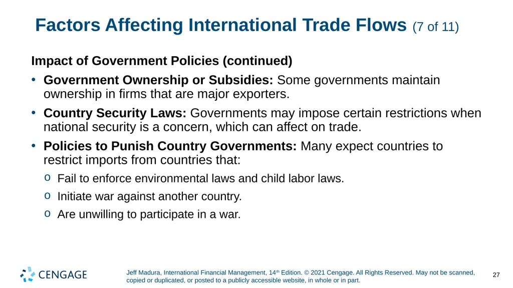 Chapter 2 International Flow of Funds Jeff Madura, - slide 27 of 48