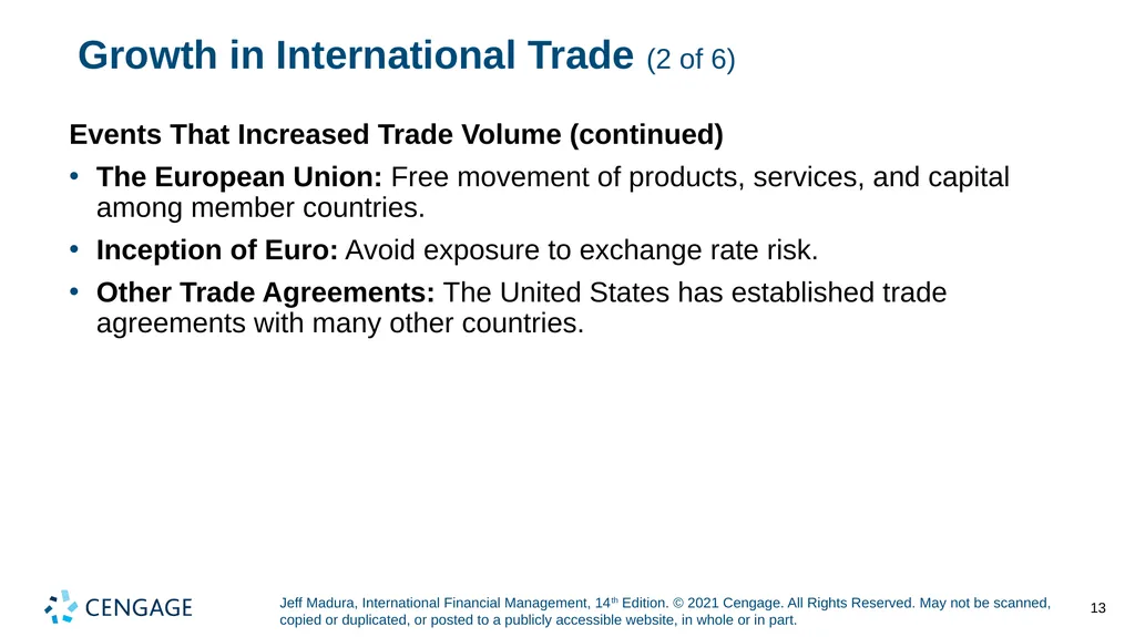 Chapter 2 International Flow of Funds Jeff Madura, - slide 13 of 48