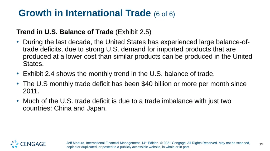 Chapter 2 International Flow of Funds Jeff Madura, - slide 19 of 48