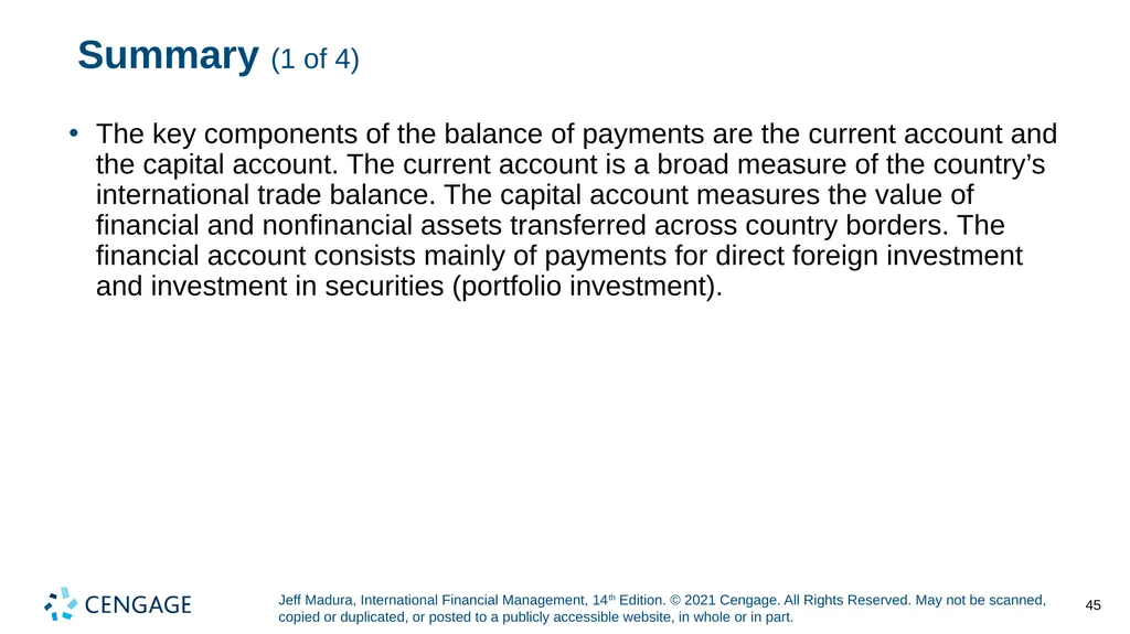 Chapter 2 International Flow of Funds Jeff Madura, - slide 45 of 48