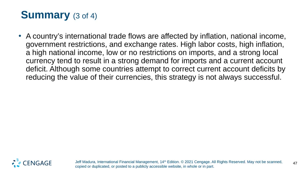 Chapter 2 International Flow of Funds Jeff Madura, - slide 47 of 48