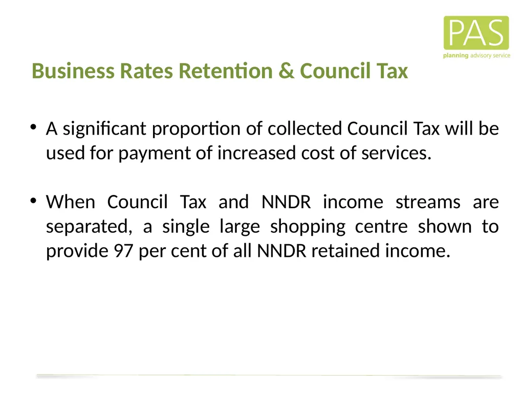 www. pas.gov.uk The Direct Financial Implications - slide 40 of 53