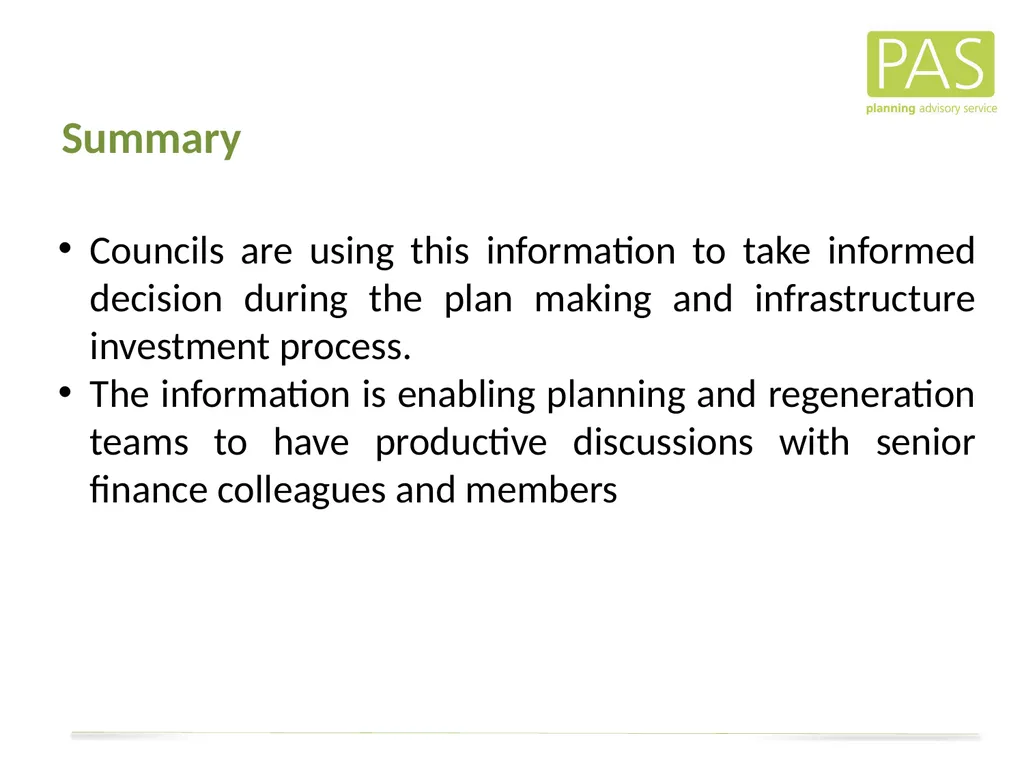 www. pas.gov.uk The Direct Financial Implications - slide 52 of 53
