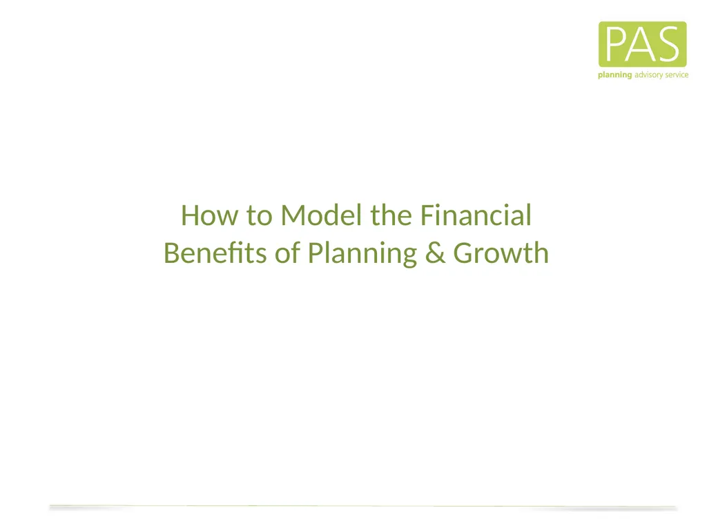 www. pas.gov.uk The Direct Financial Implications - slide 11 of 53