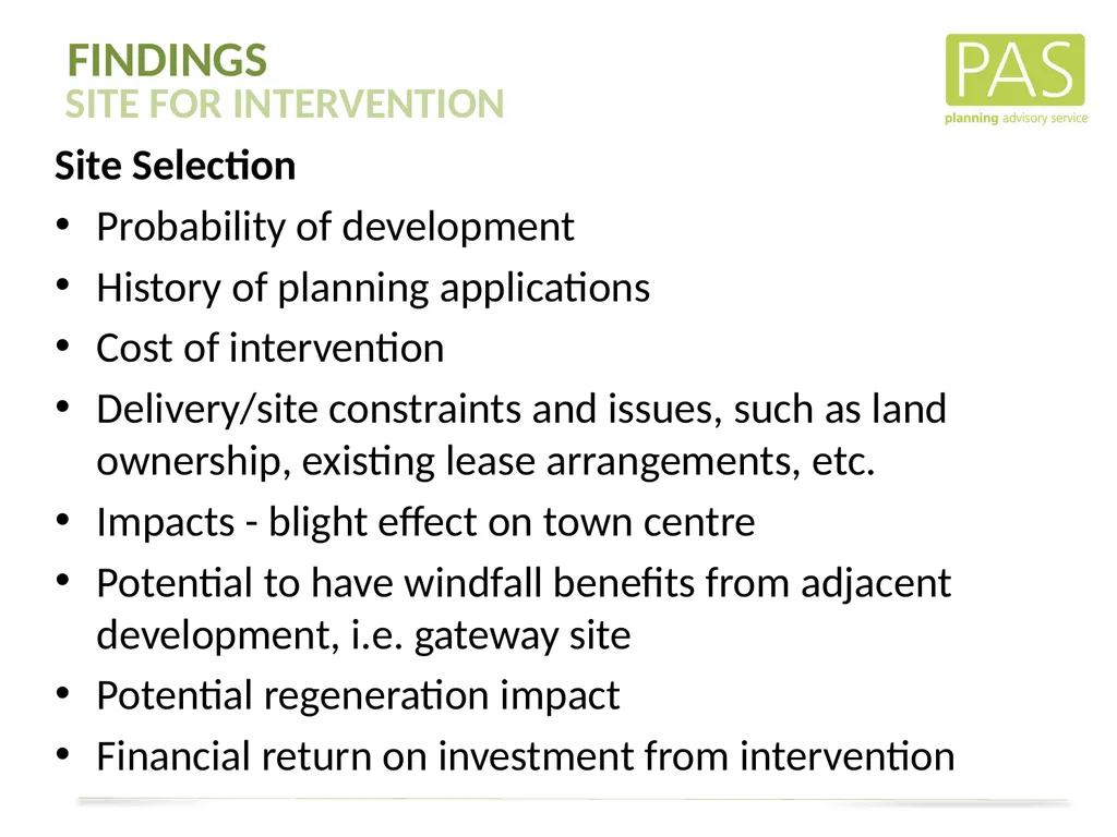 www. pas.gov.uk The Direct Financial Implications - slide 44 of 53