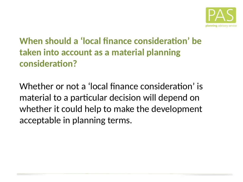 www. pas.gov.uk The Direct Financial Implications - slide 25 of 53